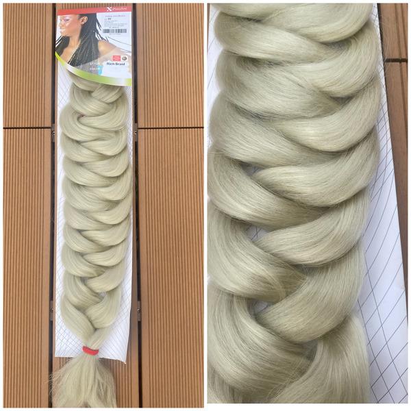 Szintetikus póthaj hamvas szőke 120gr/100cm