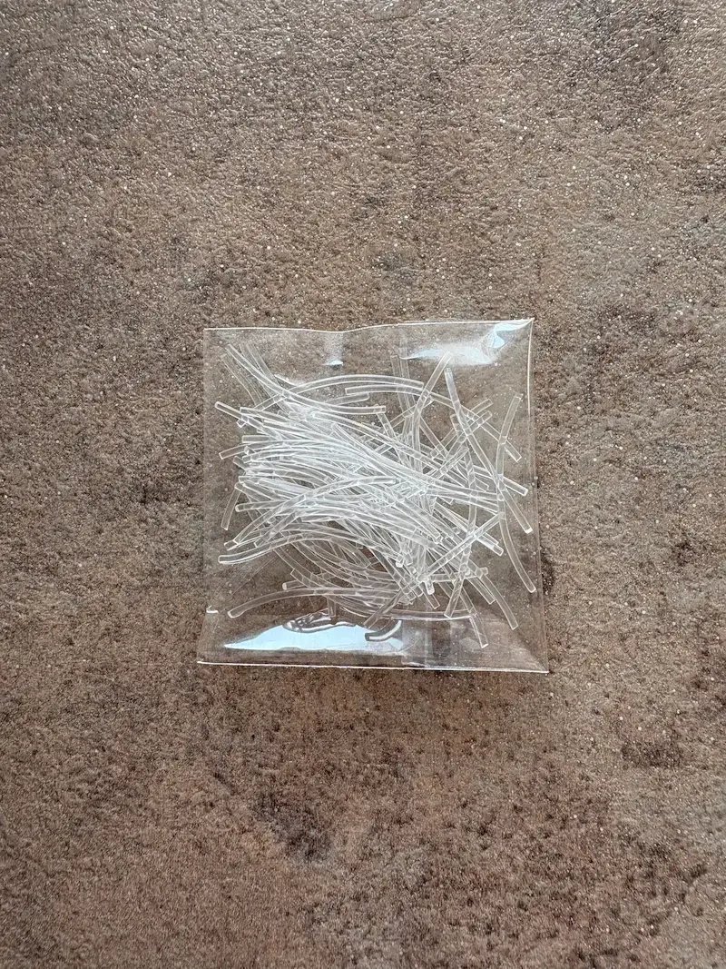 Szilikon szál betét nano gyűrűs hajhoz 0,8mm (kb. 70 db)