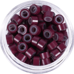 Vörös színű szilikonos mikrógyűrű 1000db/5mm (15#)