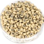 Világosszőke szilikonos nano gyűrű 100db (13#)