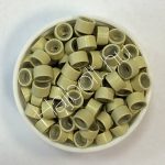 Világosszőke szilikonos mikrógyűrű 1000db/5mm (13#)