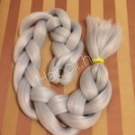 Szintetikus póthaj ezüst 100gr/60cm