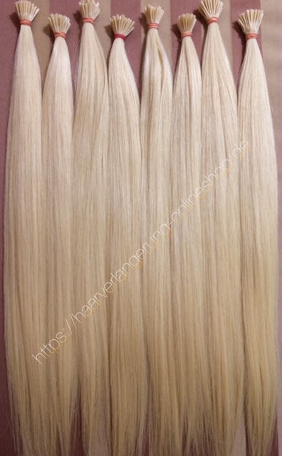 Tincsezett enyhén hamvas platina szőke 80cm 100% eredeti emberi haj/ 10gr